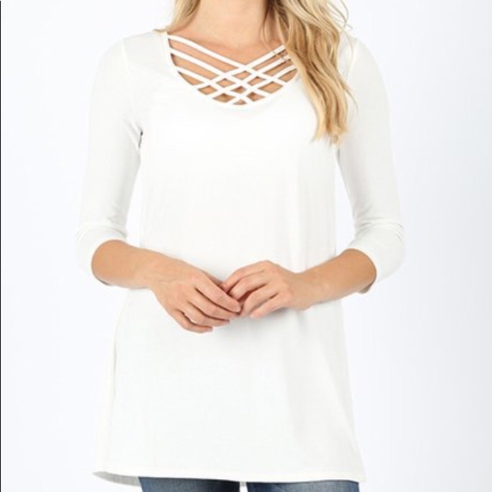 Lydiane Ivory Triple Lattice